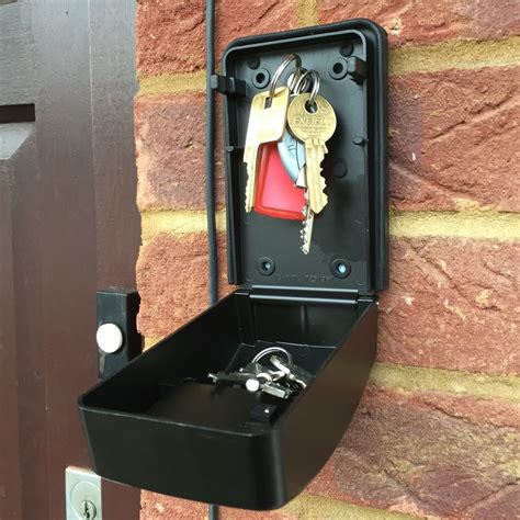 steel security box key lock|lockbox for keys near me.